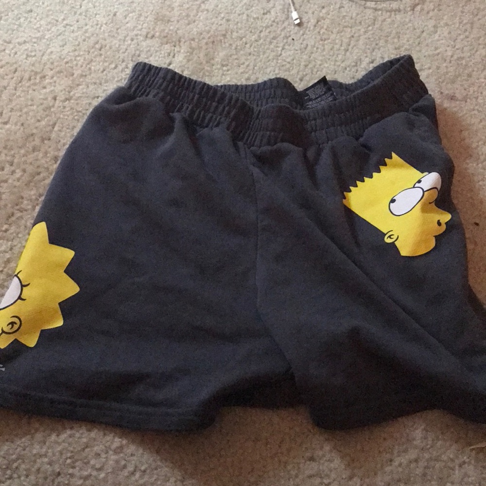 Black and Yellow Simpsons BBALL Shorts 💛.
